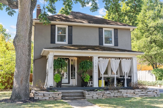 view of front of home