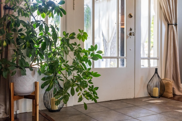 doorway to outside featuring plenty of natural light