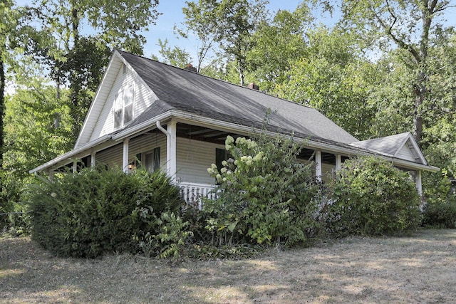 view of property exterior