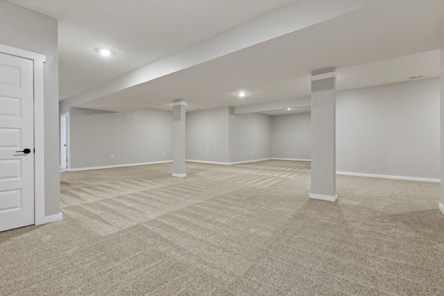 13917 Fantasy Way, Pickerington, OH 43147 - basement featuring light carpet