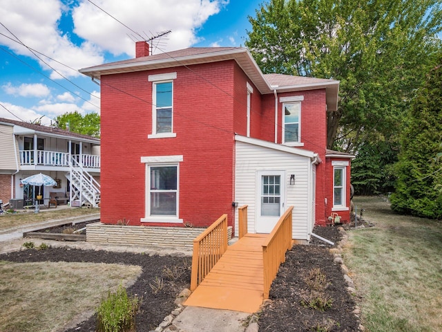 view of rear view of house