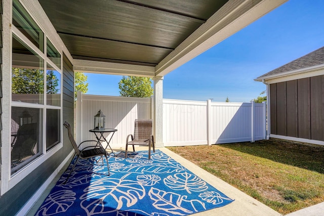 view of patio