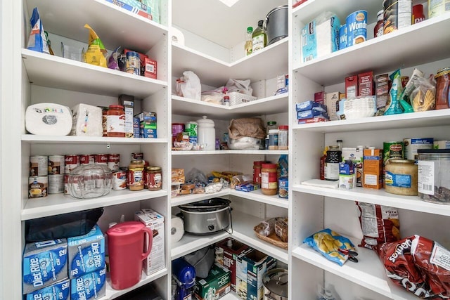 view of pantry