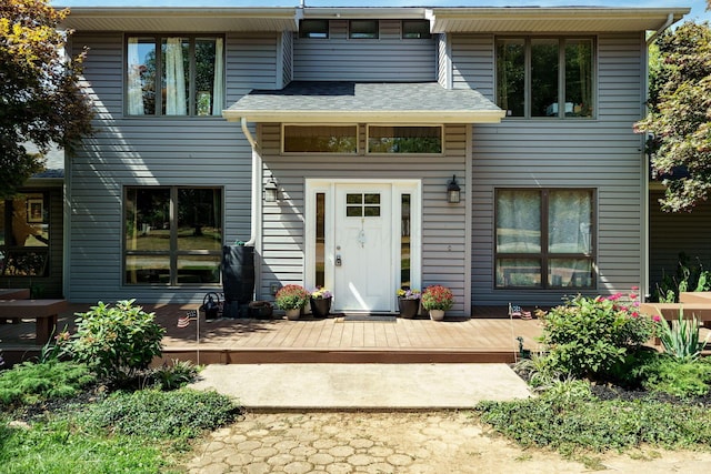 3630 Singing Wind Way, Urbana, OH 43078 - back of house with a wooden deck