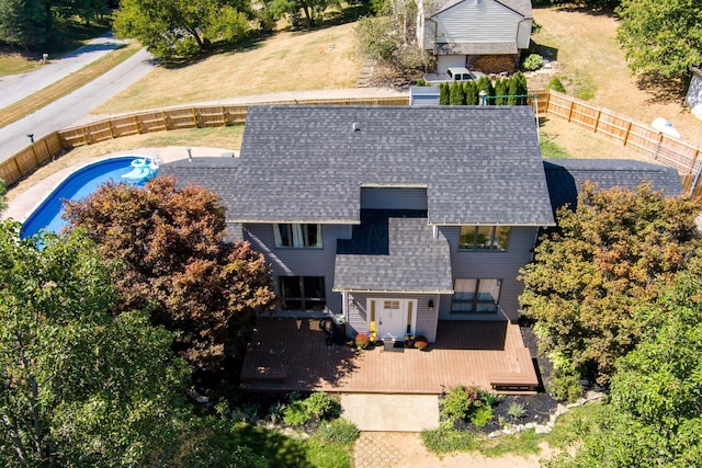 3630 Singing Wind Way, Urbana, OH 43078 - aerial view of property and surrounding area featuring a pool area