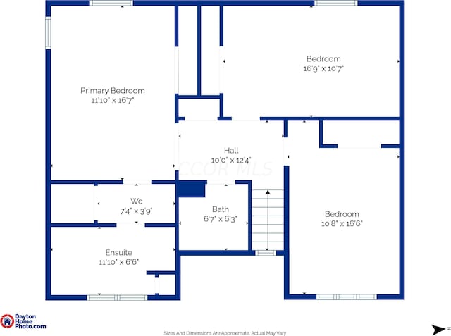 3630 Singing Wind Way, Urbana, OH 43078 - view of property floor plan