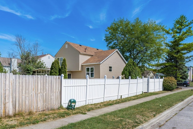 view of side of home