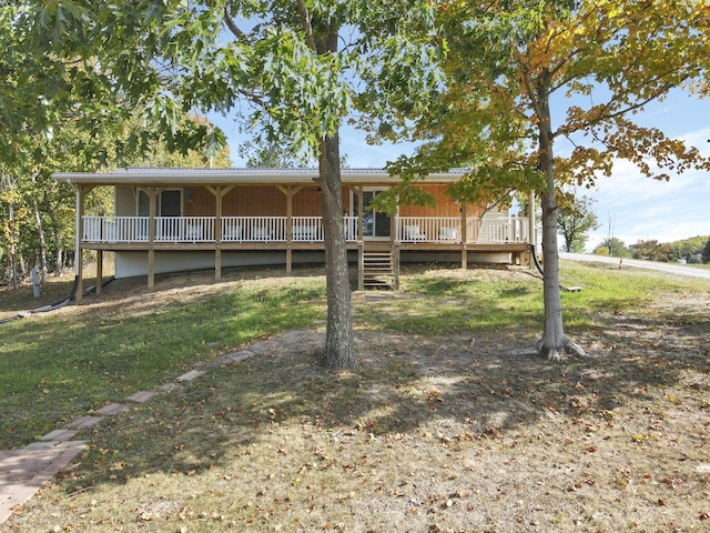 view of back of property