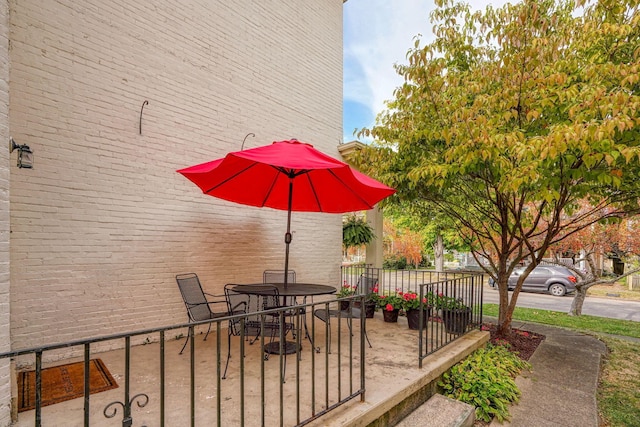 view of patio