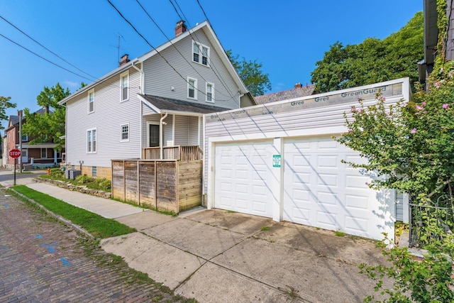 exterior space with central AC unit