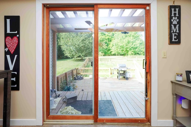 view of doorway