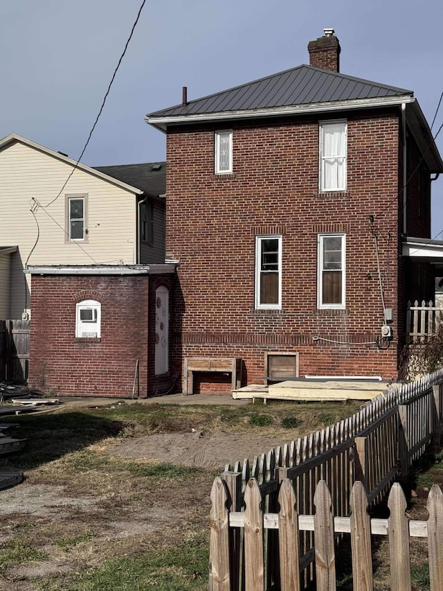 view of rear view of property