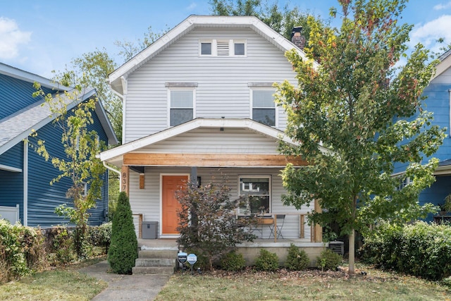 837 Reinhard Ave, Columbus, OH 43206 - view of front of home featuring covered porch