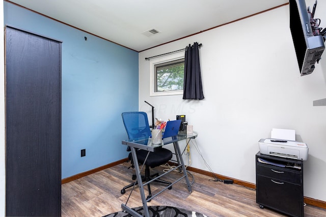 3611 Gerbert Rd, Columbus, OH 43224 - office with wood finished floors and baseboards