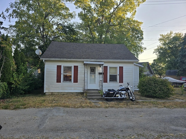 view of bungalow