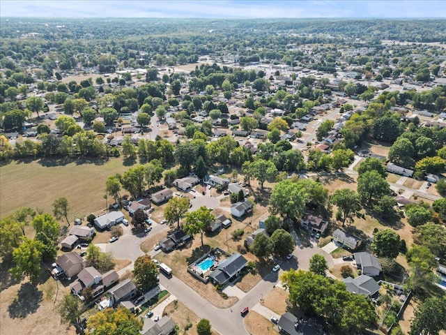 birds eye view of property featuring a residential view