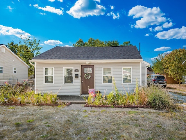 view of bungalow-style home