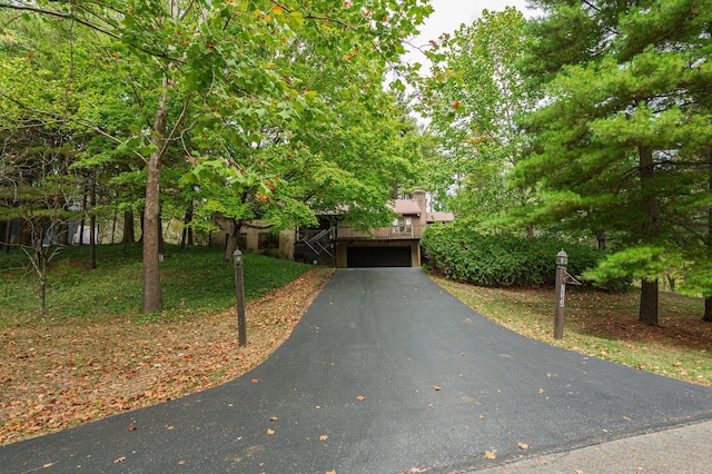 view of front of house featuring a deck