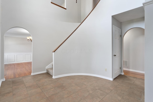 interior space featuring hardwood / wood-style floors