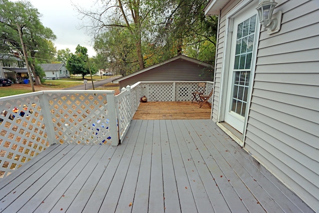 view of deck