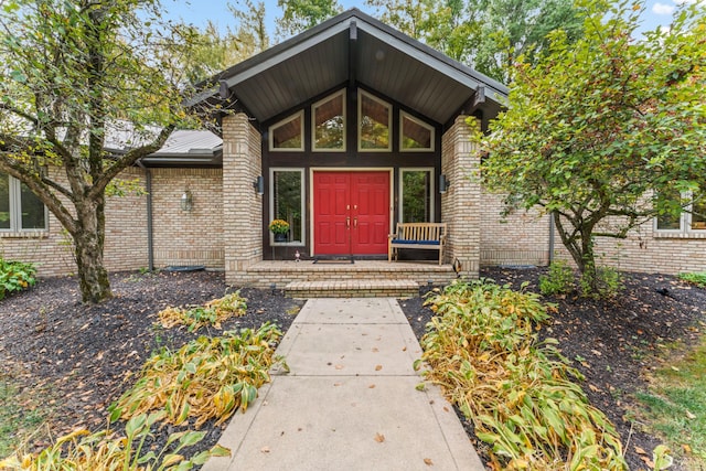 view of entrance to property