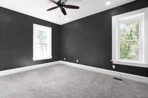 1571 Dyer Rd, Grove City, OH 43123 - unfurnished room with a ceiling fan, plenty of natural light, carpet floors, and recessed lighting