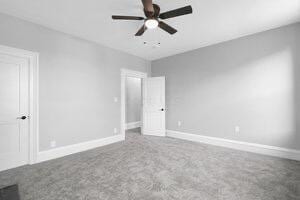 1571 Dyer Rd, Grove City, OH 43123 - unfurnished bedroom with baseboards and ceiling fan