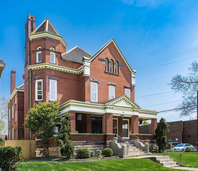 victorian home with a porch