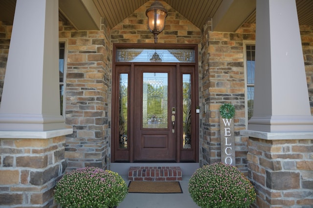 view of entrance to property