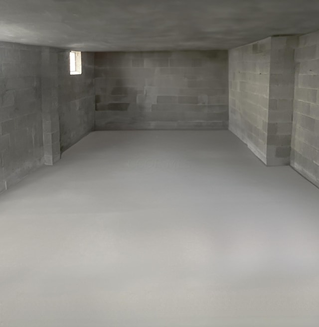 view of basement