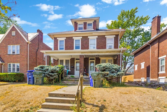 view of front of home featuring a porch