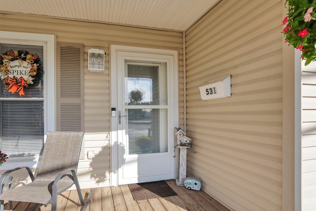 view of entrance to property