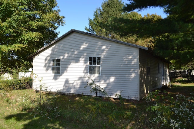 view of side of property