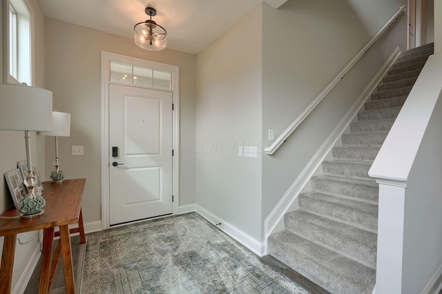 view of entrance foyer