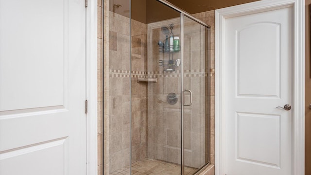 bathroom with walk in shower