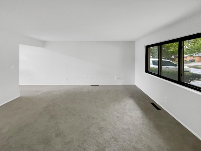 empty room featuring carpet flooring