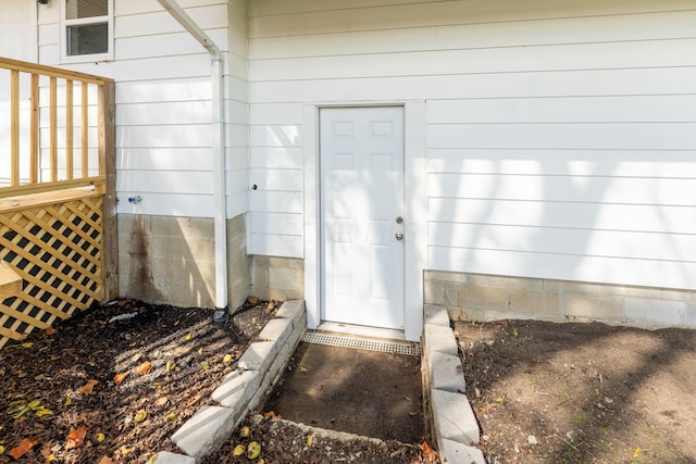 view of entrance to property