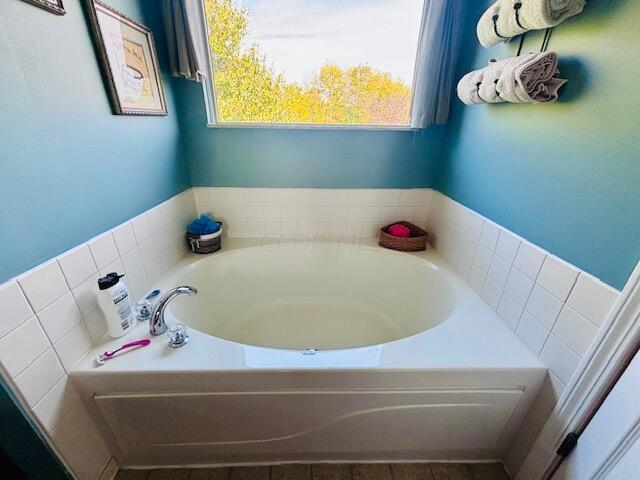 bathroom with a bathtub