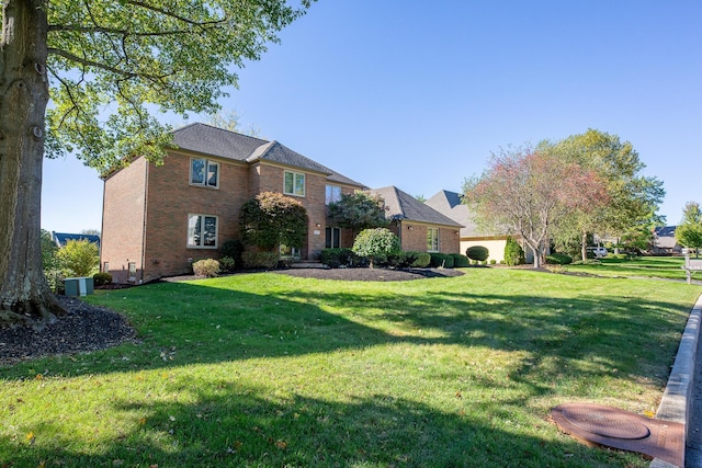 exterior space with a front lawn