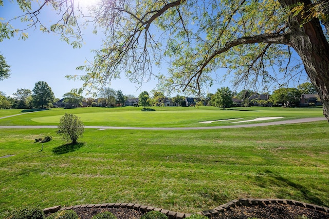 surrounding community featuring a yard