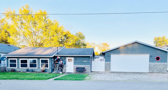 view of ranch-style house