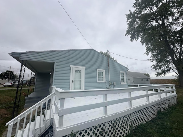 view of rear view of house