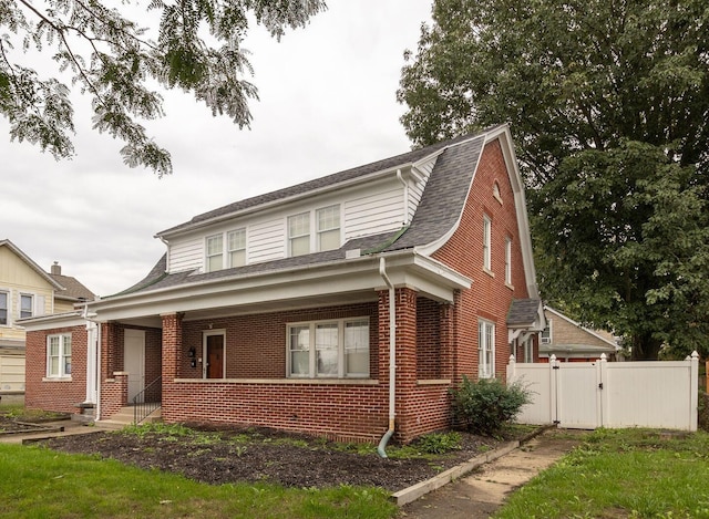 view of front of home