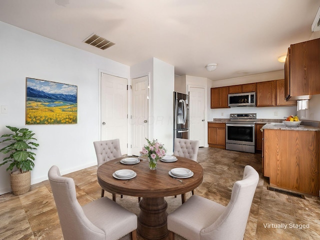 view of dining room