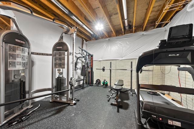 view of workout room