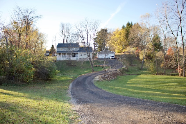 view of road