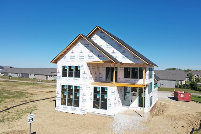 view of back of property