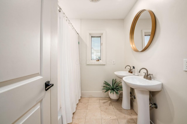 bathroom featuring sink