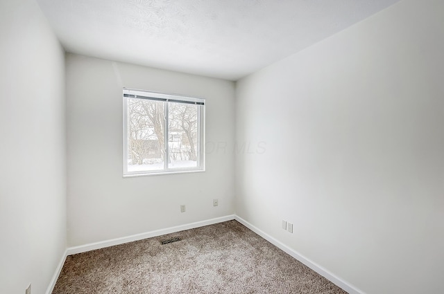 empty room featuring carpet floors