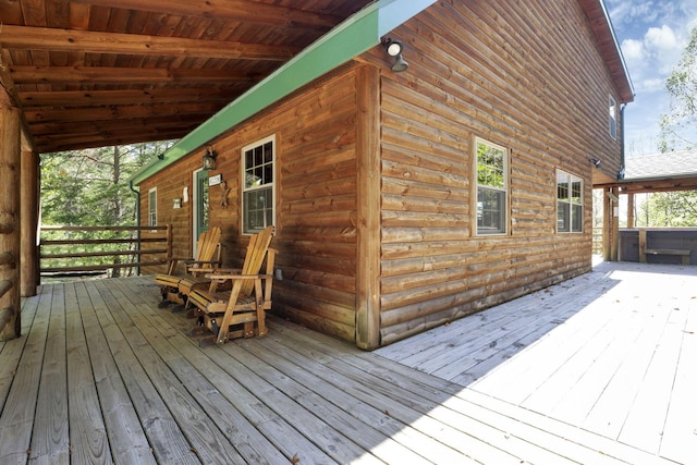 view of deck